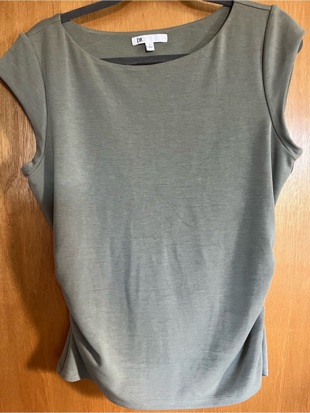 DR2 Cap Sleeve Tee in Sage Green